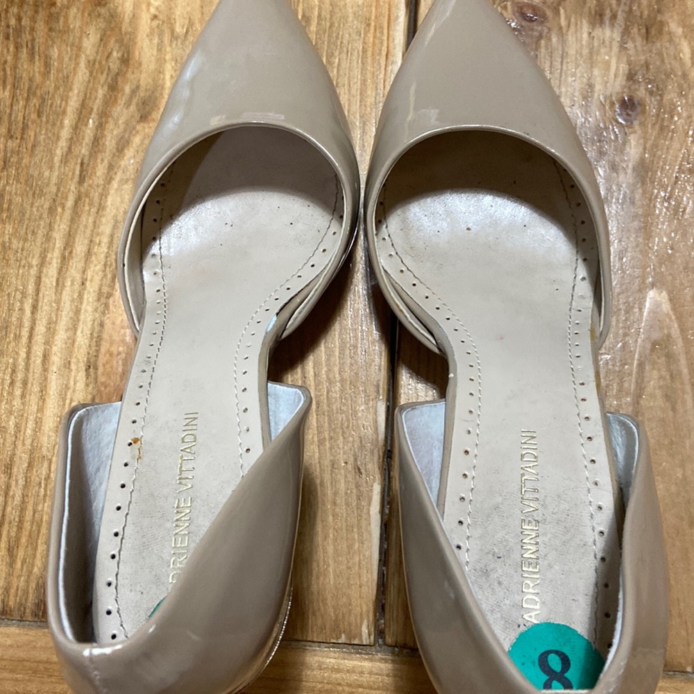 Cute bone color heels